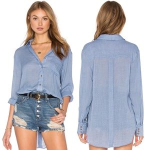 Free People That’s A Wrap Button Down Shirt